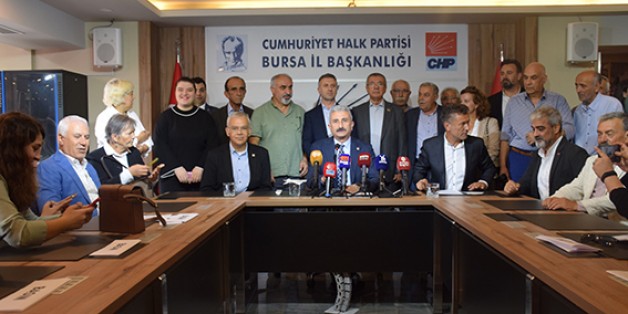 <strong>CHP BURSA’DAN ‘TEZKERE’ TEPKİSİ!</strong>