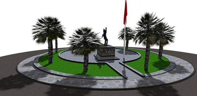 Atatürk Anıtı ve çevresi güzelleşiyor!