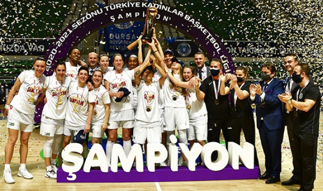 Bursa’nın perileri basketbolda şampiyon!