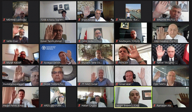 TOBB Tarım Meclisi video konferansla toplandı