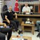 Vedat Uğur Karacabey İlçe Emniyet Müdürü Abdullah Tomar'ı makamında ziyaret etti.